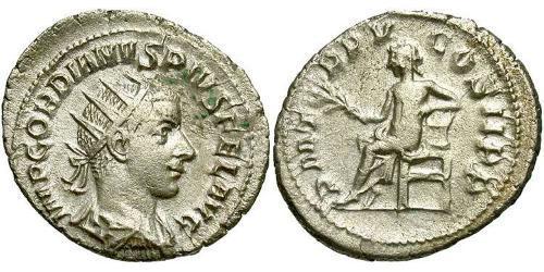  Antoninianus 羅馬帝國 銀 戈爾迪安三世(225-244)