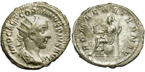  Antoninianus 羅馬帝國 銀 戈爾迪安三世(225-244)