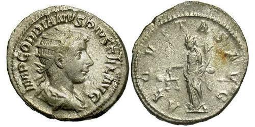  Antoninianus 羅馬帝國 銀 戈爾迪安三世(225-244)