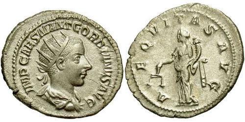  Antoninianus 羅馬帝國 銀 戈爾迪安三世(225-244)