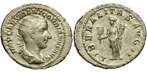  Antoninianus 羅馬帝國 銀 戈爾迪安三世(225-244)