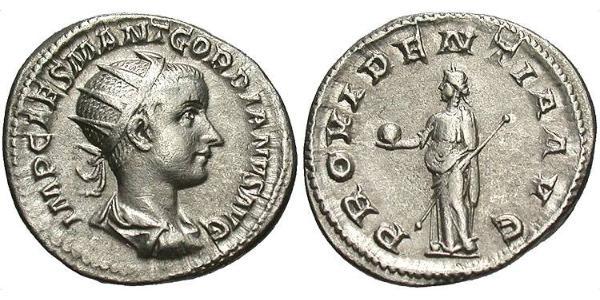  Antoninianus 羅馬帝國 銀 戈爾迪安三世(225-244)