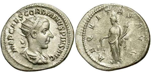  Antoninianus 羅馬帝國 銀 戈爾迪安三世(225-244)