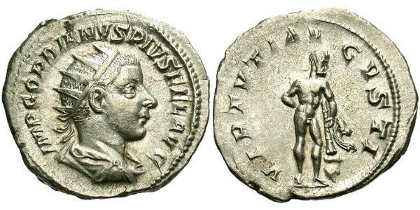  Antoninianus 羅馬帝國 銀 戈爾迪安三世(225-244)