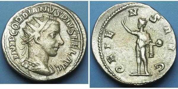  Antoninianus 羅馬帝國 銀 戈爾迪安三世(225-244)