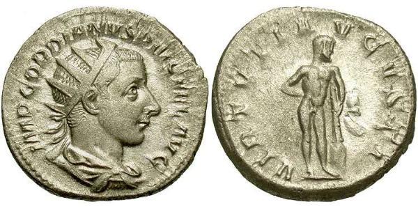  Antoninianus 羅馬帝國 銀 戈爾迪安三世(225-244)
