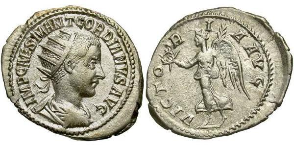  Antoninianus 羅馬帝國 銀 戈爾迪安三世(225-244)