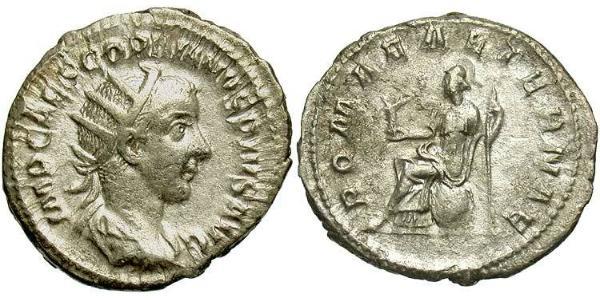  Antoninianus 羅馬帝國 銀 戈爾迪安三世(225-244)