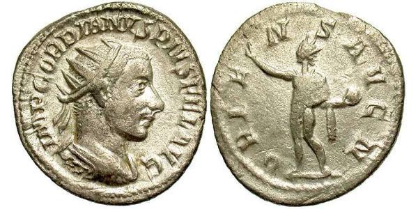  Antoninianus 羅馬帝國 銀 戈爾迪安三世(225-244)