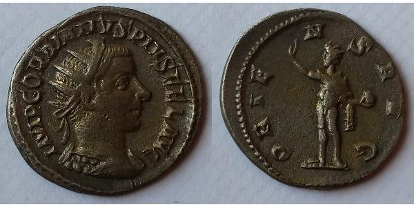  Antoninianus 羅馬帝國 銀 戈爾迪安三世(225-244)