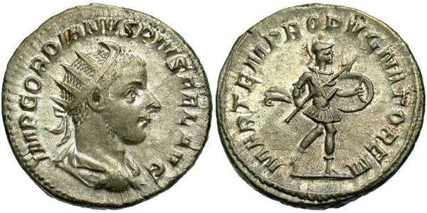  Antoninianus 羅馬帝國 銀 戈爾迪安三世(225-244)