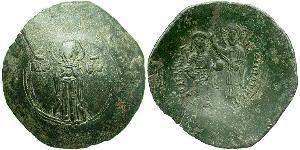  Aspron trachy Impero bizantino (330-1453) Biglione Argento Andronico I Comneno (1118-1185)