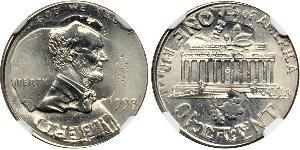  Cent USA (1776 - ) Tin/Copper/Zinc 