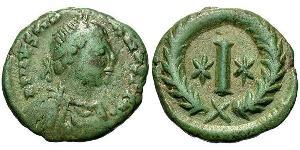  Decanummium Imperio bizantino (330-1453) Bronce Justiniano I (482-565)