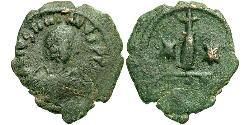  Decanummium Byzantine Empire (330-1453) Bronze Justinian I (482-565)