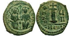  Decanummium Byzantine Empire (330-1453) Bronze Justin II (520-578)