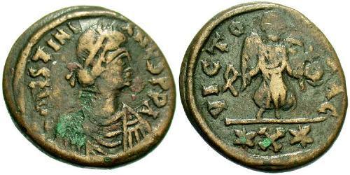  Decanummium Byzantine Empire (330-1453) Bronze Justinian I (482-565)