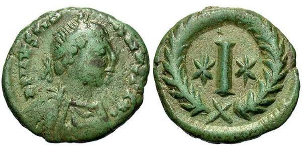  Decanummium Byzantine Empire (330-1453) Bronze Justinian I (482-565)