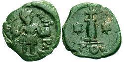  Decanummium Byzantinisches Reich (330-1453) Bronze Justin II (520-578)