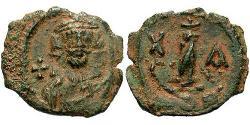  Decanummium Impero bizantino (330-1453) Bronzo Constans II (630-668)