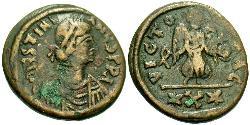  Decanummium Impero bizantino (330-1453) Bronzo Giustiniano I (482-565)