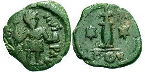  Decanummium Impero bizantino (330-1453) Bronzo Giustino II (520-578)