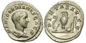  Denario Impero romano (27BC-395) Argento Gordiano III(225-244)