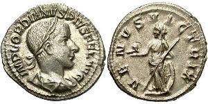  Denario Impero romano (27BC-395) Argento Gordiano III(225-244)