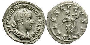  Denario Impero romano (27BC-395) Argento Gordiano III(225-244)