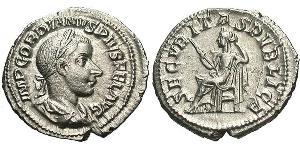  Denario Impero romano (27BC-395) Argento Gordiano III(225-244)