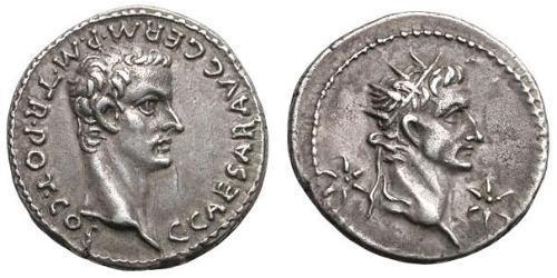  Denario Impero romano (27BC-395) Argento Caligola (12-41)