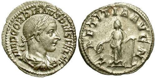  Denario Impero romano (27BC-395) Argento Gordiano III(225-244)