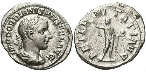  Denario Impero romano (27BC-395) Argento Gordiano III(225-244)