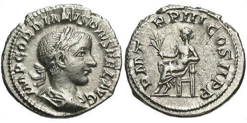  Denario Impero romano (27BC-395) Argento Gordiano III(225-244)