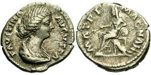  Denario Imperio romano (27BC-395) Plata Faustina II (130-175)