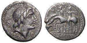  Denario República romana (509BC-27BC) Plata 