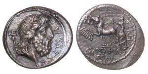  Denario República romana (509BC-27BC) Plata 