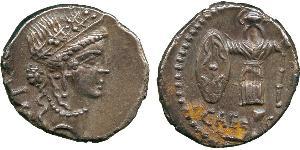  Denario República romana (509BC-27BC) Plata Julio César (100BC- 44 BC)