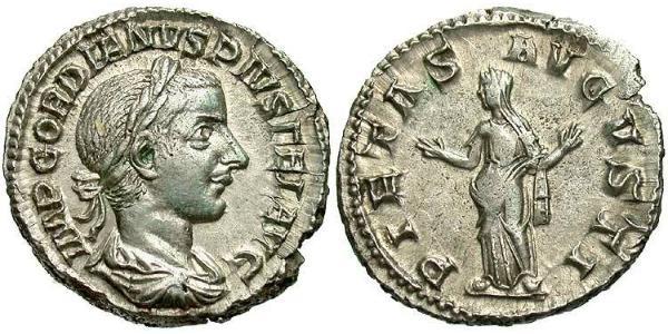  Denarius Römische Kaiserzeit (27BC-395) Silber Gordian III.(225-244)