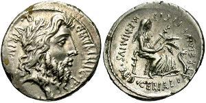  Denarius Römische Republik (509BC-27BC) Silber 