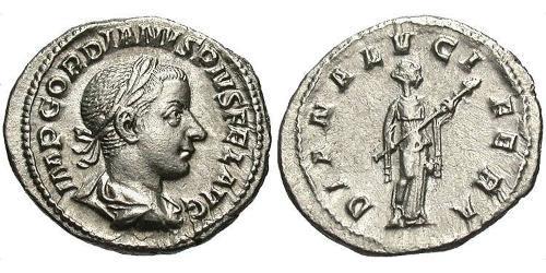  Denarius Roman Empire (27BC-395) Silver Gordian III (225-244)