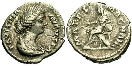  Denarius Roman Empire (27BC-395) Silver Faustina II (130-175)