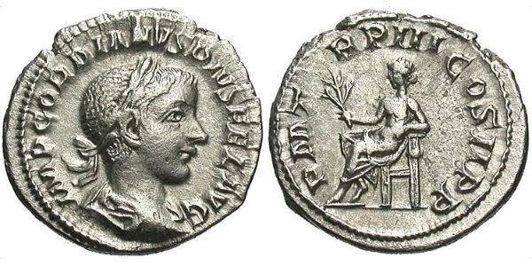  Denarius Roman Empire (27BC-395) Silver Gordian III (225-244)