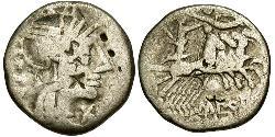  Denarius Roman Republic (509BC-27BC) Silver 