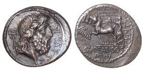  Denarius 罗马共和国 (509 BC - 27 BC) 銀 