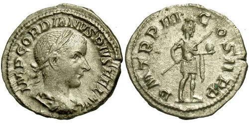  Denarius 羅馬帝國 銀 戈爾迪安三世(225-244)