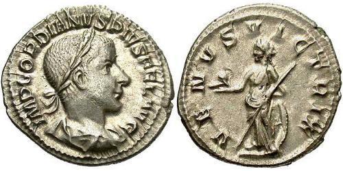  Denarius 羅馬帝國 銀 戈爾迪安三世(225-244)