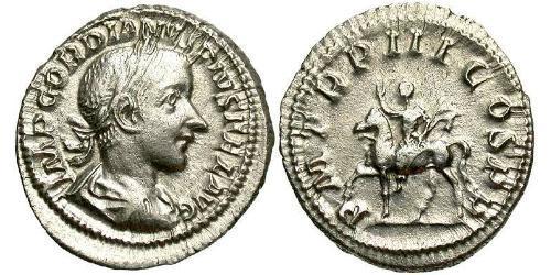  Denarius 羅馬帝國 銀 戈爾迪安三世(225-244)