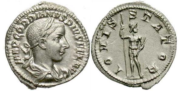  Denarius 羅馬帝國 銀 戈爾迪安三世(225-244)