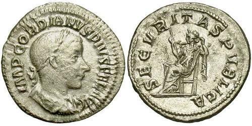  Denier Empire romain (27BC-395) Argent Gordien III(225-244)